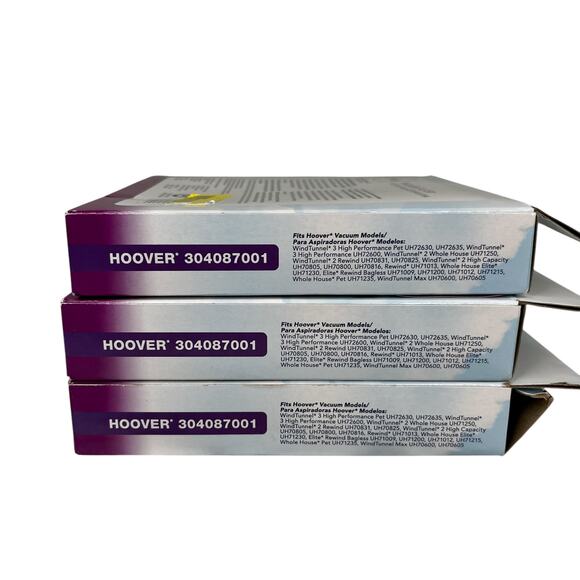 Lot of 3 Febreze Vacuum Filters Hoover 304087001 New - Picture 3 of 10